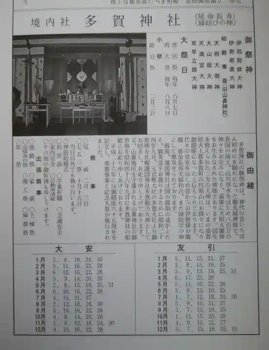 多賀神社の歴史