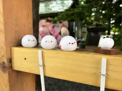 札幌諏訪神社の像