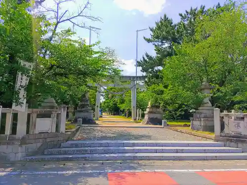 天満神社（鷲塚天満神社）の鳥居