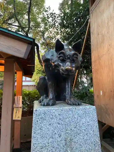 稲毛神社の狛犬