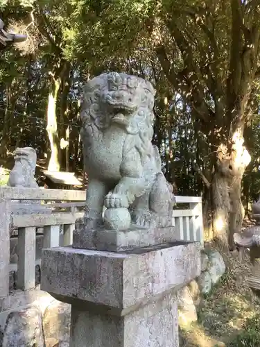 五社神社の狛犬