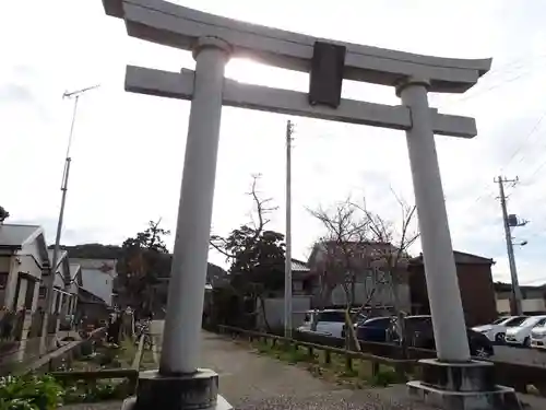 川口神社の鳥居