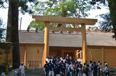伊勢神宮内宮(皇大神宮)の鳥居