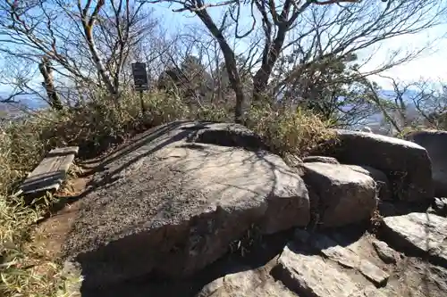 筑波山神社 女体山御本殿の景色