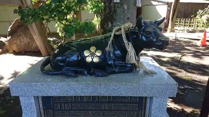 新井天神北野神社の狛犬