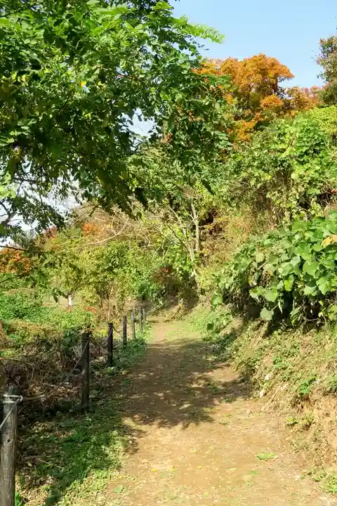 虻田神社の自然
