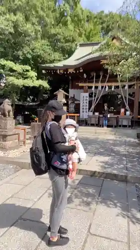 鎮守氷川神社の本殿