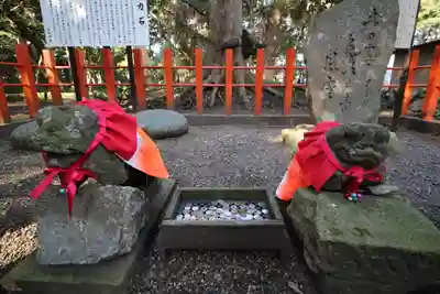 息栖神社の狛犬
