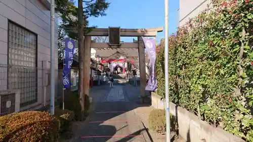 元郷氷川神社の鳥居