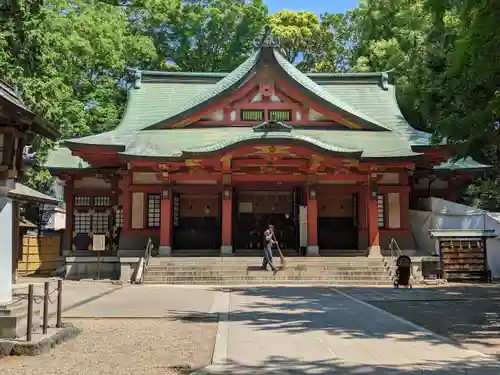 世田谷八幡宮の狛犬