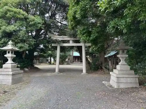 伊牟移神社の鳥居