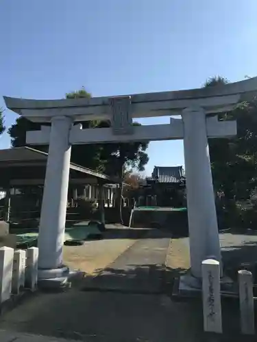 松山神社の鳥居