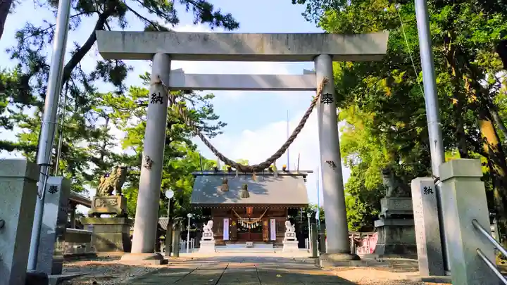 神明神社(箕輪神明神社)の鳥居
