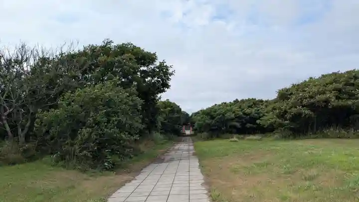 天塩厳島神社の景色