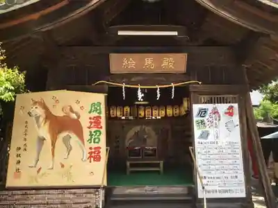 伊奴神社の絵馬