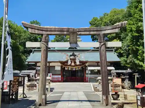 新羅神社の鳥居