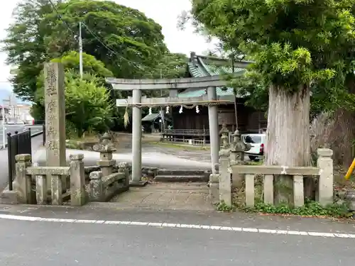 廣瀬神社の鳥居