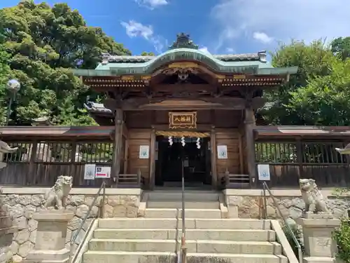 山口八幡社の本殿・本堂