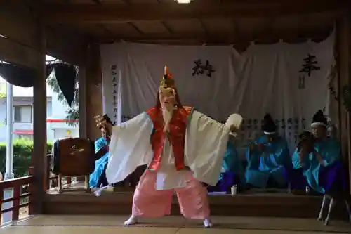 神原田神社の神楽