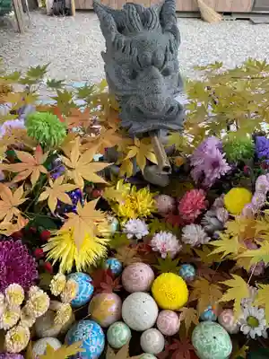 滑川神社 - 仕事と子どもの守り神の手水舎