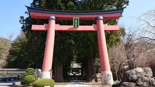 河口浅間神社の鳥居