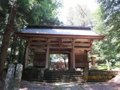 桙衝神社の山門・神門