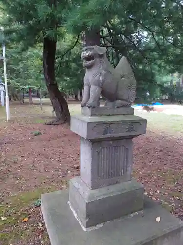 音更神社の狛犬