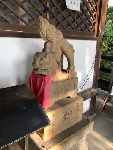 星田妙見宮の狛犬