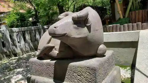 牛天神北野神社の狛犬