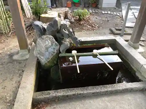 坂田神明宮の手水舎