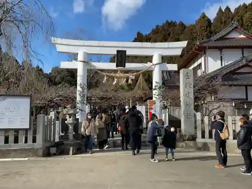 金蛇水神社の鳥居