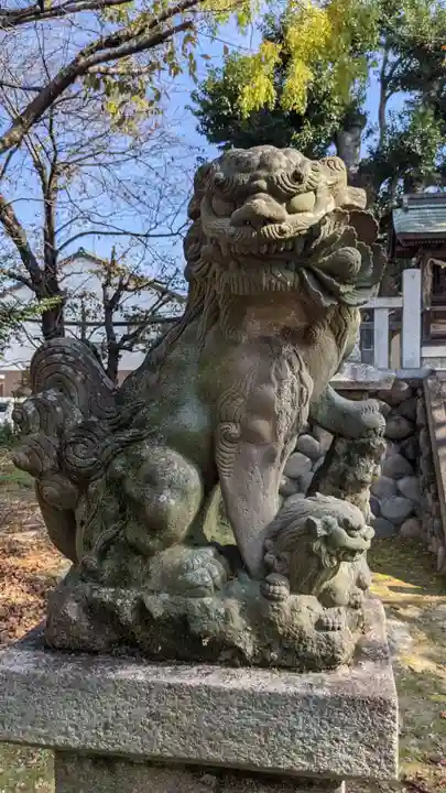 稲荷社(上条)の狛犬