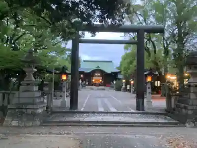 溝旗神社（肇國神社）の鳥居