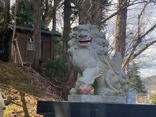 角館総鎮守 神明社の狛犬