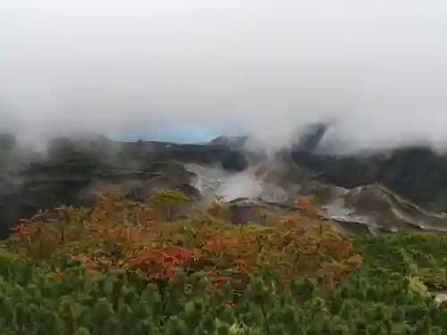 雄山神社峰本社の景色