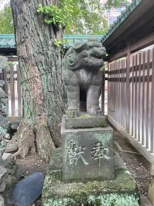牛嶋神社の狛犬
