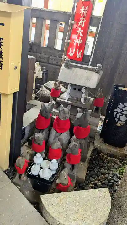 波除神社(波除稲荷神社)の狛犬