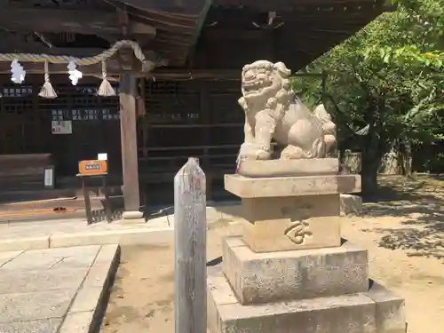 伊和都比売神社の狛犬
