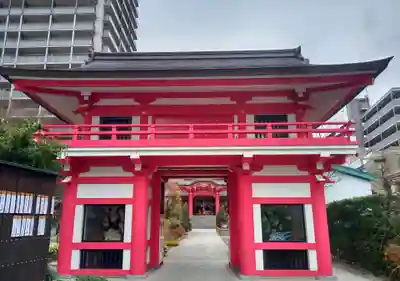 成子天神社の山門・神門