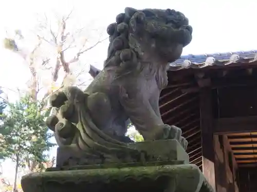 沙田神社の狛犬