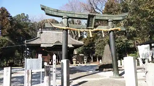 佐野赤城神社の鳥居