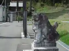 鵜住神社の狛犬