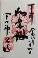 神咒寺の御朱印