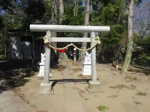 相原八幡宮の鳥居