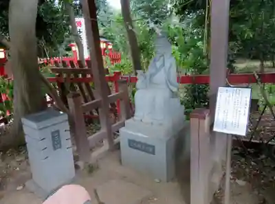 川越八幡宮の像