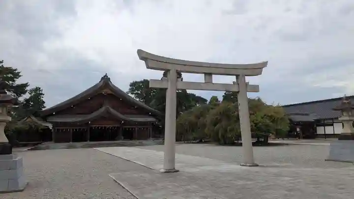 富山縣護國神社の鳥居