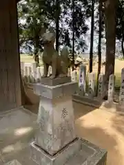 高繁大明神(稲荷)の狛犬