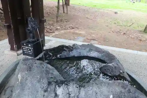 月寒神社の手水舎