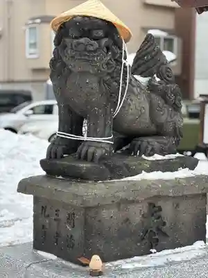 札幌諏訪神社の狛犬