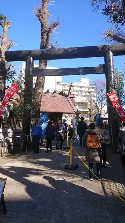 高円寺氷川神社の鳥居